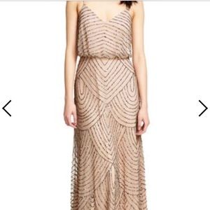 Beautiful Beaded Adrianna Papell Gown